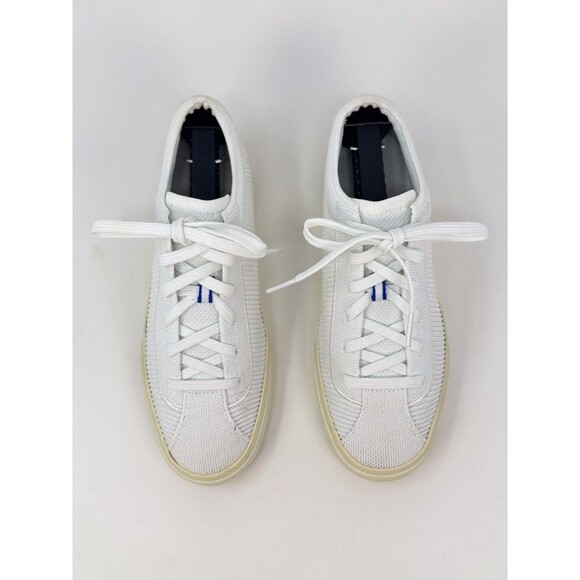 Rothys Womens Shoes White The Lace Up Low Top Sneakers Comfort Classic US 7 - Picture 2 of 10